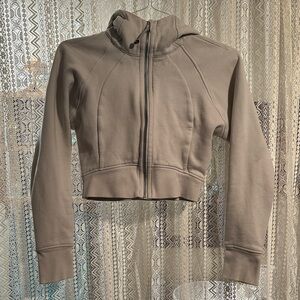 Lululemon Cream Zip-Up Hoodie